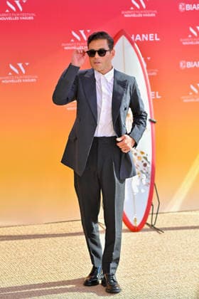 4th Nouvelles Vagues International Biarritz Film Festival Day Four FC Rami Malek attends the the In Waves screening red carpet during Day Four of the 4th Nouvelles Vagues International Biarritz Film Festival on June 26, 2026 in Biarritz, France. Photo by Franck Castel ABACAPRESS.COM Biarritz France  Copyright: xCastelxFranck ABACAx