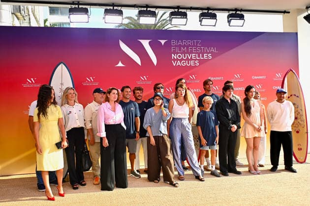 4th Nouvelles Vagues International Biarritz Film Festival Day Four FC Rob, Lyna Khoudri, Phuong-Maï Nguyen, Rio Vega, Oklou and Aj Dungo attends the the In Waves screening red carpet during Day Four of the 4th Nouvelles Vagues International Biarritz Film Festival on June 26, 2026 in Biarritz, France. Photo by Franck Castel ABACAPRESS.COM Biarritz France  Copyright: xCastelxFranck ABACAx