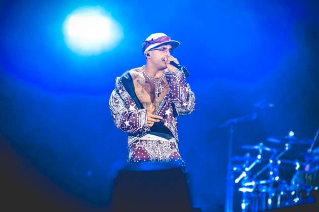 June 26, 2026, Napoli, Italy: Italian rapper Emanuele Palumbo better known as Geolier performs live at Stadium Maradona in Napoli during his Stadi Tour 2026. Napoli Italy  - ZUMAs197 20260626_aaa_s197_179 Copyright: xPaolaxVisonex