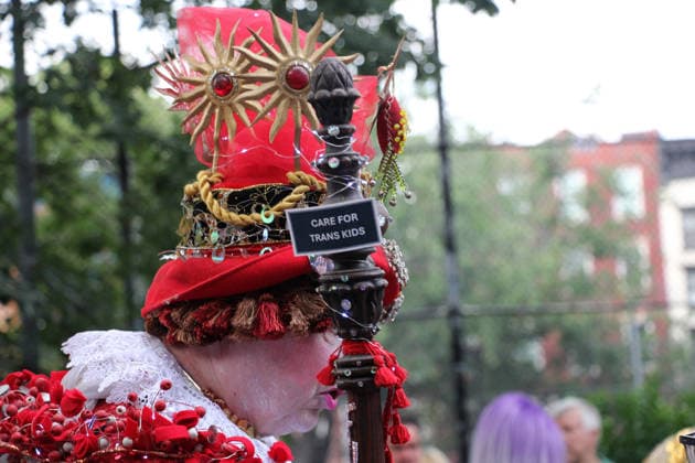 June 26, 2026, Manhattan, New York, United States: New York, New York June 26, 2026.. NYC Drag March, is an annual drag protest and visibility march in New York City, held during LGBTQ pride month in June Organized to coincide ahead of the NYC Pride March, The March starts at Thompkins Square Park and ends at the Historic Stone Wall Inn. Manhattan United States  - ZUMAc272 20260626_znp_c272_033 Copyright: xEmilyxCotlerx