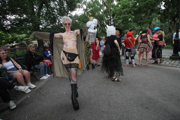 June 26, 2026, Manhattan, New York, USA: New York, New York June 26, 2026.. NYC Drag March, is an annual drag protest and visibility march in New York City, held during LGBTQ pride month in June Organized to coincide ahead of the NYC Pride March, The March starts at Thompkins Square Park and ends at the Historic Stone Wall Inn. Manhattan USA  - ZUMAct2_ 20260626_faf_ct2_027 Copyright: xBrucexCotlerx