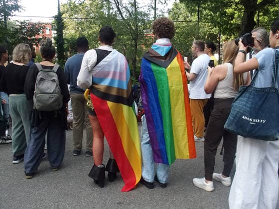 June 26, 2026, Manhattan, New York, United States: New York, New York June 26, 2026.. NYC Drag March, is an annual drag protest and visibility march in New York City, held during LGBTQ pride month in June Organized to coincide ahead of the NYC Pride March, The March starts at Thompkins Square Park and ends at the Historic Stone Wall Inn. Manhattan United States - ZUMAc308 20260626_znp_c308_012 Copyright: xSamanthaxCotlerx