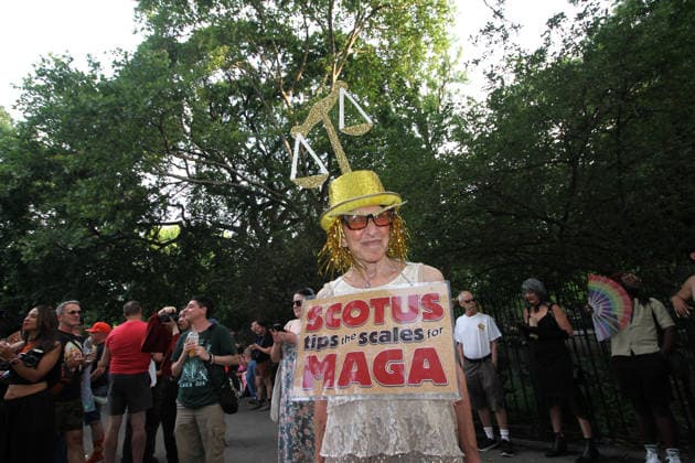 June 26, 2026, Manhattan, New York, USA: New York, New York June 26, 2026.. NYC Drag March, is an annual drag protest and visibility march in New York City, held during LGBTQ pride month in June Organized to coincide ahead of the NYC Pride March, The March starts at Thompkins Square Park and ends at the Historic Stone Wall Inn. Manhattan USA  - ZUMAct2_ 20260626_faf_ct2_034 Copyright: xBrucexCotlerx