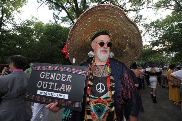 June 26, 2026, Manhattan, New York, USA: New York, New York June 26, 2026.. NYC Drag March, is an annual drag protest and visibility march in New York City, held during LGBTQ pride month in June Organized to coincide ahead of the NYC Pride March, The March starts at Thompkins Square Park and ends at the Historic Stone Wall Inn. Manhattan USA  - ZUMAct2_ 20260626_faf_ct2_044 Copyright: xBrucexCotlerx