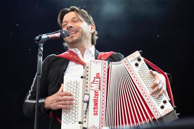 June 26, 2026, Klosters Serneus, Bündelti School, Gatschiefer Openair, schwiizerMix Klosters Serneus Bündelti School, Graubünden, Switzerland Copyright: xJustPictures.ch AlexanderxRaemyx jp-de-AlRa-DSC08924