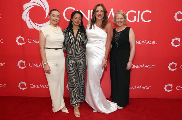 Santa Monica CA June 26: Joan Burney Keatings with CineMagic Team. at the CineMagic Los Angeles Showcase 2026 held at Fairmont Miramar Hotel & Bungalows in Santa Monica, CA. on June 26, 2026 Credit: AdMedia Santa Monica USA - ZUMAa123 20260626_zaa_a123_108 Copyright: xADx