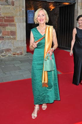 Bad Hersfelder Festspiele - Premiere Parzival. Petra Gerster anläßlich der Premiere von Parzival im Rahmen der Bad Hersfelder Festspiele am 26.06.2026 in der Stiftsruine Bad Hersfeld. 20260626MWI130479 *** Bad Hersfeld Festival: Premiere of *Parzival* by Petra Gerster on the occasion of the premiere of *Parzival* as part of the Bad Hersfeld Festival on June 26, 2026, at the Stiftsruine in Bad Hersfeld 20260626MWI130479