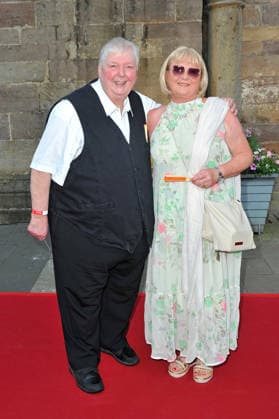 Bad Hersfelder Festspiele - Premiere Parzival. Wolfgang Schwalm und Diana Kühn anläßlich der Premiere von Parzival im Rahmen der Bad Hersfelder Festspiele am 26.06.2026 in der Stiftsruine Bad Hersfeld. 20260626MWI130499 *** Bad Hersfeld Festival: Premiere of *Parzival*—Wolfgang Schwalm and Diana Kühn at the premiere of *Parzival* as part of the Bad Hersfeld Festival on June 26, 2026, at the Bad Hersfeld Abbey Ruins 20260626MWI130499