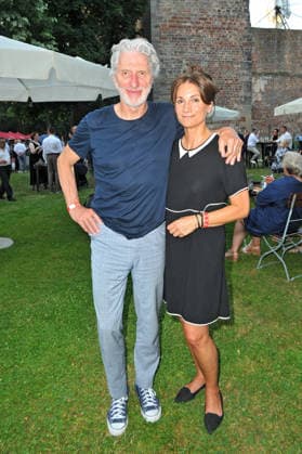 Bad Hersfelder Festspiele - Premiere Parzival. Rufus Beck und Julia Wüstenfeld anläßlich der Premiere von Parzival im Rahmen der Bad Hersfelder Festspiele am 26.06.2026 in der Stiftsruine Bad Hersfeld. 20260626MWI130594 *** Bad Hersfeld Festival: Premiere of *Parzival*—Rufus Beck and Julia Wüstenfeld at the premiere of *Parzival* as part of the Bad Hersfeld Festival on June 26, 2026, at the Stiftsruine in Bad Hersfeld 20260626MWI130594