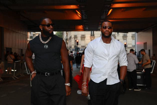 Charles Omenihu and Joseph Ossai at the Vetements Men s Ready-to-Wear Spring Summer 2027 Collection fashion show during Paris Fashion Week, June 26, 2026 Florian Lavielle Bestimage Celebrities at the Vetements Men’s Ready-to-Wear Spring Summer 2027 Collection fashion show during Paris Fashion Week on June 27, 2026, Paris, France  Copyright: xFlorianxLaviellex xBestimagexFlorianxLaviellex xBestimagex
