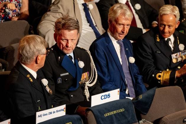 Den Haag, The Netherlands, 2026-06-27 09:15:23 THE HAGUE, 27-06-2026, King Willem Alexander and Prime Minister Rob Jetten during the twenty-second edition of Veteranenda. This is a tribute to the more than 100,000 Dutch veterans who have served in the cause of peace. PHOTO: NL Beeld POOL Albert Nieboer Credit: NL Beeld Patrick van Emst  Copyright: xx x