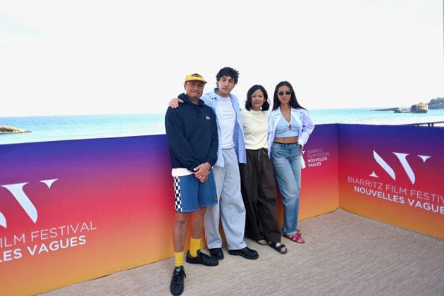 4th Nouvelles Vagues International Biarritz Film Festival Day FiveFC Dungo, Rio Vega, Phuong-Maï Nguyen and Lyna Khoudri attends the In Waves photocall during Day Five Of the 4th Nouvelles Vagues International Biarritz Film Festival on June 27, 2026 in Biarritz, France. Photo by Franck Castel ABACAPRESS.COM Biarritz France  Copyright: xCastelxFranck ABACAx