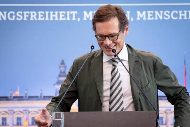 1. Demokratiekongress der AfD-Fraktion im Bundestag 1. Demokratiekongress der AfD-Fraktion im Bundestag, Paul-Löbe-Haus, Roger Köppel Berlin Berlin GER *** 1st Democracy Congress of the AfD Parliamentary Group in the Bundestag 1st Democracy Congress of the AfD Parliamentary Group in the Bundestag, Paul Löbe House, Roger Köppel, Berlin, Berlin, GER