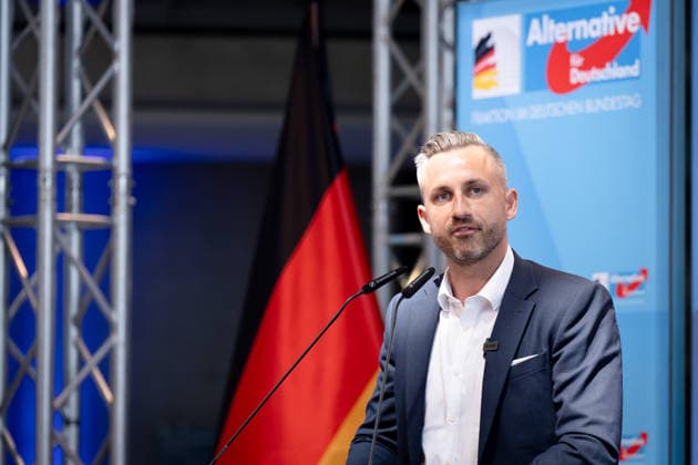 1. Demokratiekongress der AfD-Fraktion im Bundestag 1. Demokratiekongress der AfD-Fraktion im Bundestag, Paul-Löbe-Haus, Ulrich Siegmund, MdL Berlin Berlin GER *** 1st Democracy Congress of the AfD Parliamentary Group in the Bundestag 1st Democracy Congress of the AfD Parliamentary Group in the Bundestag, Paul Löbe House, Ulrich Siegmund, Member of the Berlin State Parliament Berlin GER