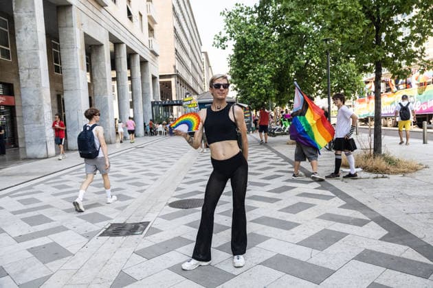 IPA86131376 - Milan, Central Station, Via Vittor Pisani, June 27, 2026, Milan Pride  Copyright: xFrancescoxEnriquezx xFrancescoxEnriquezx 86131376