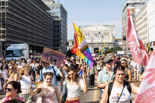 IPA86131325 - Milan, Central Station, Via Vittor Pisani, June 27, 2026, Milan Pride  Copyright: xFrancescoxEnriquezx xFrancescoxEnriquezx 86131325