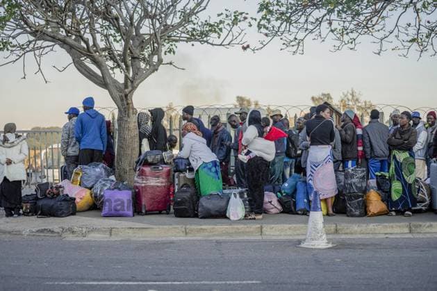 Thousands of Malawian migrants await registration in South Africa DURBAN, SOUTH AFRICA - JUNE 27: Thousands of Malawian migrants continue to gather at a temporary reception center in Durban, South Africa, following a renewed wave of xenophobic attacks and anti-migrant protests across the country on June 27, 2026. The migrants are waiting for registration procedures conducted by South African authorities to be completed before returning to Malawi. Ihsaan Haffejee Anadolu Durban South Africa. Editorial use only. Please get in touch for any other usage.  Copyright: x2026xAnadoluxIhsaanxHaffejeex