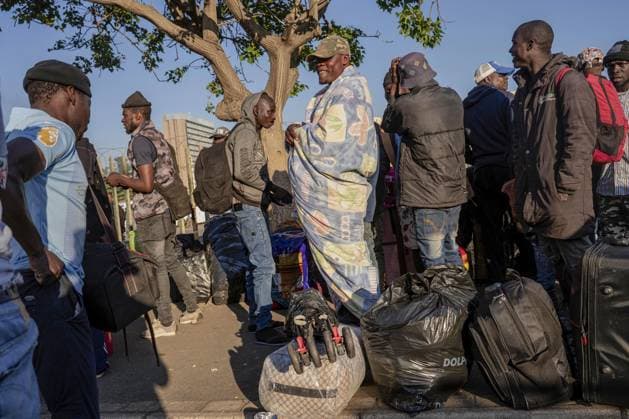 Thousands of Malawian migrants await registration in South Africa DURBAN, SOUTH AFRICA - JUNE 27: Thousands of Malawian migrants continue to gather at a temporary reception center in Durban, South Africa, following a renewed wave of xenophobic attacks and anti-migrant protests across the country on June 27, 2026. The migrants are waiting for registration procedures conducted by South African authorities to be completed before returning to Malawi. Ihsaan Haffejee Anadolu Durban South Africa. Editorial use only. Please get in touch for any other usage.  Copyright: x2026xAnadoluxIhsaanxHaffejeex