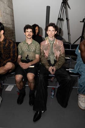 Paul Poirier and Arthur Cadre in the front row at the Taakk Men s Ready-to-Wear Spring Summer 2027 fashion show during Paris Fashion Week, June 27, 2026 Jeremy Melloul Bestimage Front Row of the Taakk Men’s Ready-to-Wear Spring Summer 2027 Collection fashion show, during Paris Fashion Week, June 27, 2026  Copyright: xJeremyxMelloulx xBestimagexJeremyxMelloulx xBestimagex