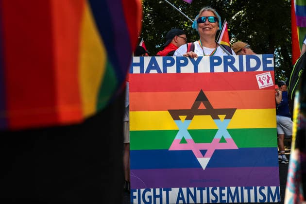 June 27, 2026, Munich, Bayern, Germany: People march through Munich s streets under the banner Our diversity. Our strength to advocate for LGBTQIA+ rights, despite high temperatures. Munich Germany  - ZUMAm309 20260627_zip_m309_017 Copyright: xJuliusxMortsix