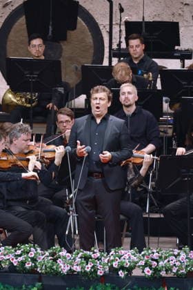 27.06.2026, Saisonabschlusskonzert der Berliner Philharmoniker unter der Leitung von Kirill Petrenko, Jonas Kaufmann live in der Waldbühne, Berlin, Berlin *** June 27, 2026, Berlin Philharmonic’s season-closing concert conducted by Kirill Petrenko, with Jonas Kaufmann performing live at the Waldbühne, Berlin, Berlin