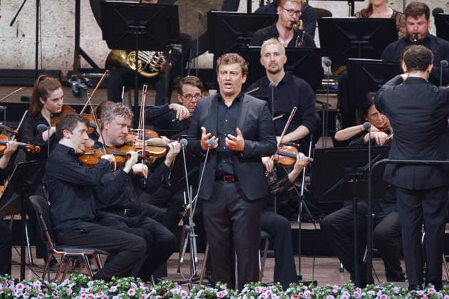 27.06.2026, Saisonabschlusskonzert der Berliner Philharmoniker unter der Leitung von Kirill Petrenko, Jonas Kaufmann live in der Waldbühne, Berlin, Berlin *** June 27, 2026, Berlin Philharmonic’s season-closing concert conducted by Kirill Petrenko, with Jonas Kaufmann performing live at the Waldbühne, Berlin, Berlin