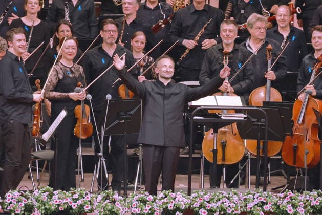27.06.2026, Saisonabschlusskonzert der Berliner Philharmoniker unter der Leitung von Kirill Petrenko, Jonas Kaufmann live in der Waldbühne, Berlin, Berlin *** June 27, 2026, Berlin Philharmonic’s season-closing concert conducted by Kirill Petrenko, with Jonas Kaufmann performing live at the Waldbühne, Berlin, Berlin