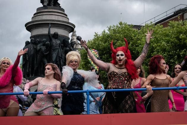 Thousands from all over Ireland attend the Pride Parade in Dublin DUBLIN, IRELAND - JUNE 27, 2026: Ten of thousands from all over Ireland attend the Pride Parade in Dublin, today, June 27th, 2026. The parade begins at O Connell Street and marches all the way to Merrion Square. Dublin Ireland Copyright: x xNadiaxCaimix xJNAxPressx