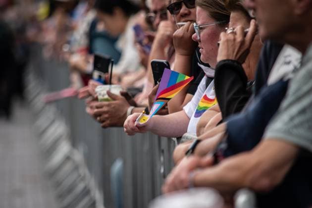 Thousands from all over Ireland attend the Pride Parade in Dublin DUBLIN, IRELAND - JUNE 27, 2026: Ten of thousands from all over Ireland attend the Pride Parade in Dublin, today, June 27th, 2026. The parade begins at O Connell Street and marches all the way to Merrion Square. Dublin Ireland Copyright: x xNadiaxCaimix xJNAxPressx