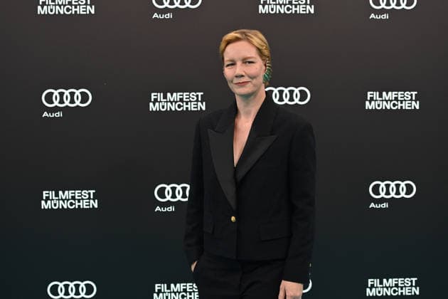 Sandra HUELLER (Schauspielerin). Einzelbild,angeschnittenes Einzelmotiv,Halbfigur,halbe Figur. Eroeffnung 43.Filmfest Muenchen am 27.06.2026 Gasteig HP8. *** Sandra HUELLER, actress; single frame, cropped image, half-length portrait; Opening of the 43rd Munich Film Festival on June 27, 2026, at Gasteig HP8