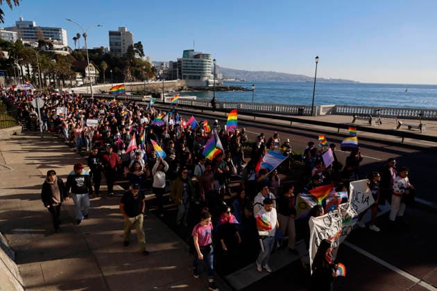 Vina del Mar, June 3, 2026 LGBTIQA community march along the city s waterfront during Gay Pride Month Sebastian Cisternas Aton, Chile; Valparaíso, Chile Aton 1168484  Copyright: SEBASTIANxCISTERNAS xATONxCHILE