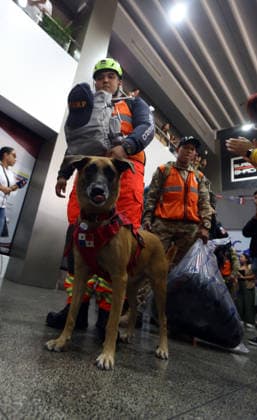 June 27, 2026, Valencia, Carabobo, Venezuela: June 27, 2026. Rescue workers from Panama arrive at the Arturo Michelena International Airport in the city of Valencia, Carabobo state. Photo: Juan Carlos Hernandez Valencia Venezuela - ZUMAhe3_ 20260627_abp_he3_008 Copyright: xJuanxCarlosxHernandezx