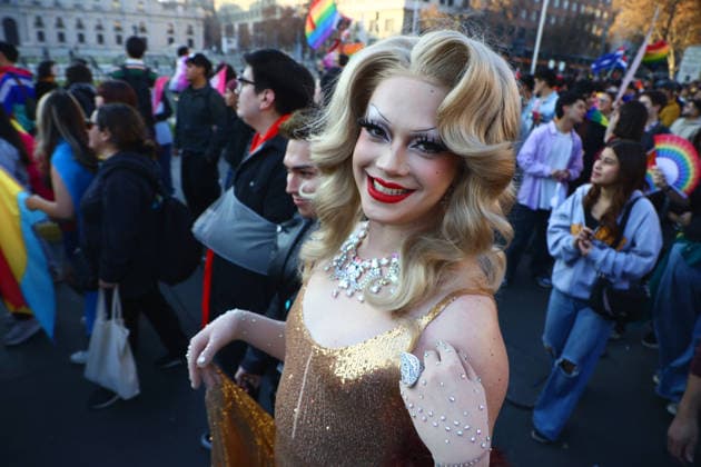 Santiago, June 27, 2026: 26th Pride Parade organized by the Dragomir Yankovic Aton Chile Movement for Homosexual Integration and Liberation, Santiago, Chile, Aton 1168546  Copyright: DRAGOMIRxYANKOVIC ATONxCHILE