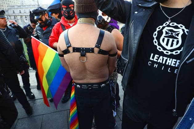 Santiago, June 27, 2026: 26th Pride March organized by the Dragomir Yankovic Aton Chile Movement for Homosexual Integration and Liberation, Santiago, Chile, Aton 1168550  Copyright: DRAGOMIRxYANKOVIC ATONxCHILE