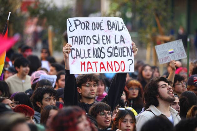 Santiago, June 27, 2026: 26th Pride Parade organized by the Dragomir Yankovic Aton Chile Movement for Homosexual Integration and Liberation, Santiago, Chile. Aton 1168575  Copyright: DRAGOMIRxYANKOVIC ATONxCHILE