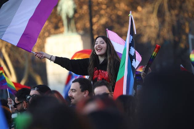 Santiago, June 27, 2026: 26th Pride Parade organized by the Dragomir Yankovic Aton Chile Movement for Homosexual Integration and Liberation, Santiago, Chile. Aton 1168587  Copyright: DRAGOMIRxYANKOVIC ATONxCHILE