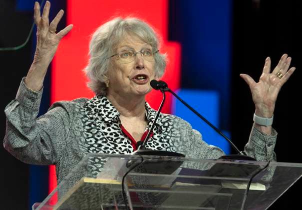 June 27, 2026 -Chicago, Illinois, USA - Author LOIS LOWRY speaks during the American Library Association s 2026 Conference and Exhibition. The ALA is celebrating its 150th anniversary this year. Chicago USA  - ZUMAce6_ 20260627_zaf_ce6_001 Copyright: xBrianxCahnx