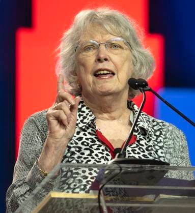 June 27, 2026 -Chicago, Illinois, USA - Author LOIS LOWRY speaks during the American Library Association s 2026 Conference and Exhibition. The ALA is celebrating its 150th anniversary this year. Chicago USA  - ZUMAce6_ 20260627_zaf_ce6_005 Copyright: xBrianxCahnx
