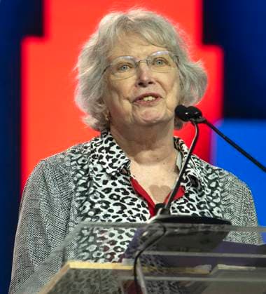 June 27, 2026 -Chicago, Illinois, USA - Author LOIS LOWRY speaks during the American Library Association s 2026 Conference and Exhibition. The ALA is celebrating its 150th anniversary this year. Chicago USA  - ZUMAce6_ 20260627_zaf_ce6_006 Copyright: xBrianxCahnx
