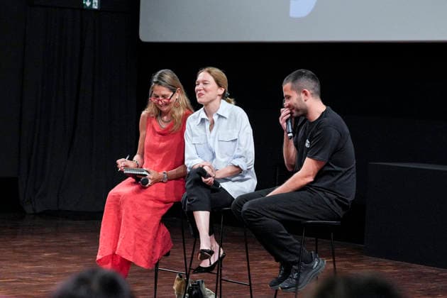 IPA86142970 - Rome: French actress Lea Seydoux appeared at the Cinema Troisi to present the national premiere of the film *L inconnue* In the photo: Lea Seydoux  Copyright: xBArbaraxAmendolax xBarbaraxAmendolax 86142970