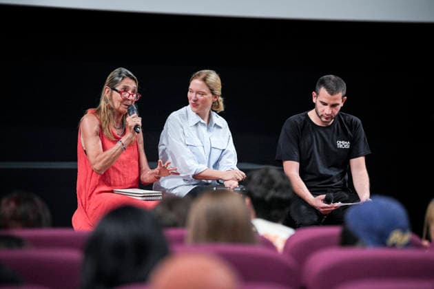 IPA86143056 - Rome: French actress Lea Seydoux appeared at the Cinema Troisi to present the national premiere of the film *L inconnue* In the photo: Lea Seydoux  Copyright: xBArbaraxAmendolax xBarbaraxAmendolax 86143056