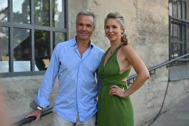 Hannes Jaenicke (Schauspieler) und Stephanie Krogmann (Schauspielerin). Eroeffnung 43.Filmfest Muenchen am 27.06.2026 Gasteig HP8. *** Hannes Jaenicke, actor, and Stephanie Krogmann, actress, at the opening of the 43rd Munich Film Festival on June 27, 2026, at Gasteig HP8