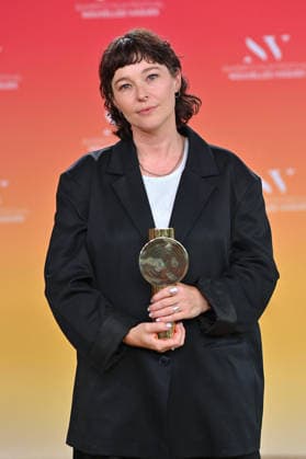 Closing Ceremony 4th Nouvelles Vagues International Biarritz Film Festival FC Paloma Schneideman poses the Grand Prix award after the closing ceremony during the 4th Nouvelles Vagues International Biarritz Film Festival on June 27, 2026 in Biarritz, France. Photo by Franck Castel ABACAPRESS.COM Biarritz France  Copyright: xCastelxFranck ABACAx