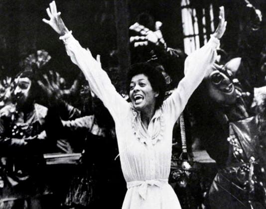 RECORD DATE NOT STATED Diana Ross stars in The Wiz Diana Ross stars in The Wiz a 1978 American musical adventure film produced by Universal Pictures and Motown Productions. An urban reimagining of L. Frank Baum s classic 1900 children s novel The Wonderful Wizard of Oz featuring an entirely African-American cast Editorial use only. All other uses to be cleared with the copyright owner (World History Archive), in advance., WHA_119_0062.jpg, Diana Ross; The Wiz; 1978; American musical; adventure film; Universal Pictures; Motown Productions; L. Frank Baum; classic novel; The Wonderful Wizard of Oz; African-American cast; urban reimagining; movie; cinema; entertainment; African-American actors; musical adaptation; fantasy; 1970s; Hollywood; Copyright: xx
