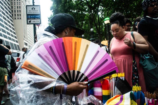 June 27, 2026, New York City, New York, USA: The NYC Dyke March is an annual event that starts from Bryant Park and ends in Washington Square Park. New York City USA - ZUMAt442 20260627_znp_t442_001 Copyright: xBillyxTompkinsx