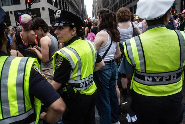 June 27, 2026, New York City, New York, USA: The NYC Dyke March is an annual event that starts from Bryant Park and ends in Washington Square Park. New York City USA - ZUMAt442 20260627_znp_t442_016 Copyright: xBillyxTompkinsx