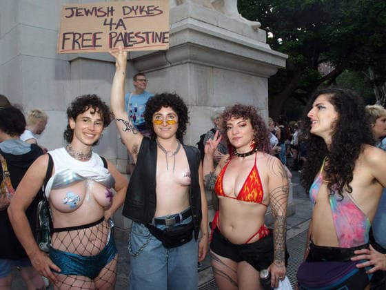 June 27, 2026, Manhattan, New York, USA: New York, New York June 27, 2026.. The NYC Dyke March is a demonstration of First Amendment right to protest and takes place without permits or sponsors. The march is organized by and for the Dyke community to fight for rights, safety, and visibility..Tens of thousands of Dykes take the streets each year celebrating diverse lives, highlighting presence, and protesting the discrimination, harassment, and violence in daily life. Manhattan USA - ZUMAct2_ 20260627_faf_ct2_026 Copyright: xBrucexCotlerx
