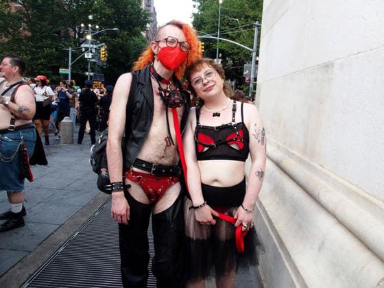 June 27, 2026, Manhattan, New York, USA: New York, New York June 27, 2026.. The NYC Dyke March is a demonstration of First Amendment right to protest and takes place without permits or sponsors. The march is organized by and for the Dyke community to fight for rights, safety, and visibility..Tens of thousands of Dykes take the streets each year celebrating diverse lives, highlighting presence, and protesting the discrimination, harassment, and violence in daily life. Manhattan USA - ZUMAct2_ 20260627_faf_ct2_038 Copyright: xBrucexCotlerx