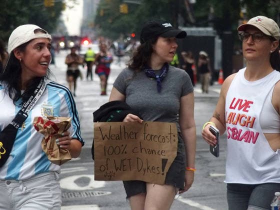 June 27, 2026, Manhattan, New York, United States: New York, New York June 27, 2026.. The NYC Dyke March is a demonstration of First Amendment right to protest and takes place without permits or sponsors. The march is organized by and for the Dyke community to fight for rights, safety, and visibility..Tens of thousands of Dykes take the streets each year celebrating diverse lives, highlighting presence, and protesting the discrimination, harassment, and violence in daily life. Manhattan United States - ZUMAc308 20260627_znp_c308_001 Copyright: xSamanthaxCotlerx