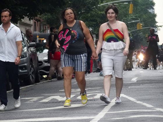 June 27, 2026, Manhattan, New York, United States: New York, New York June 27, 2026.. The NYC Dyke March is a demonstration of First Amendment right to protest and takes place without permits or sponsors. The march is organized by and for the Dyke community to fight for rights, safety, and visibility..Tens of thousands of Dykes take the streets each year celebrating diverse lives, highlighting presence, and protesting the discrimination, harassment, and violence in daily life. Manhattan United States - ZUMAc308 20260627_znp_c308_006 Copyright: xSamanthaxCotlerx